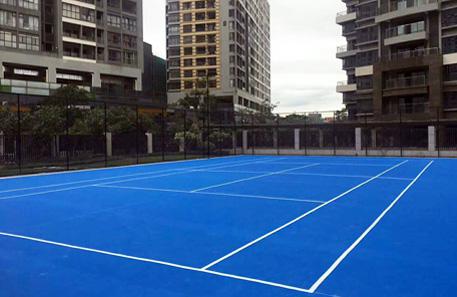 广东惠州某小区丙烯酸网球场